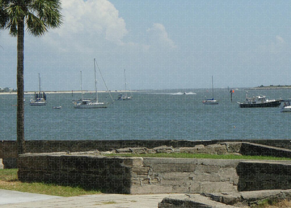 Coastal View with Sailing Boats - Puzzle