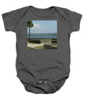 Coastal View Sailing Boats Baby One-Piece Cotton Bodysuit