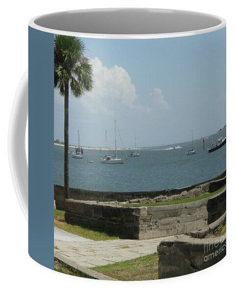Coastal View with Sailing Boats - Mug