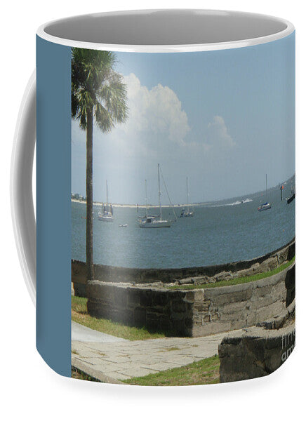 Coastal View with Sailing Boats - Mug