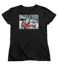 Colorful Bicycles on a Boardwalk - Women's T-Shirt (Standard Fit)