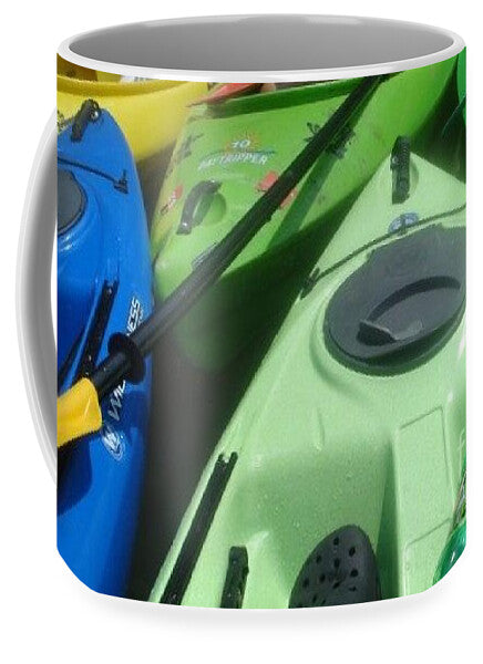 Colorful Kayaks and Paddle Gear - Mug