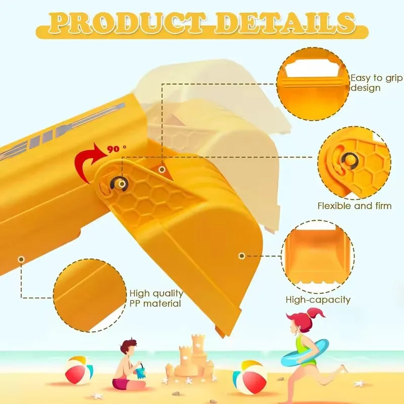 1/2PCS Excavator Digging Hand Arm Sand Snow  Beach Toy Shovel Tool Play in Water Boy Girl Outdoor ls For boys and girls Summer
