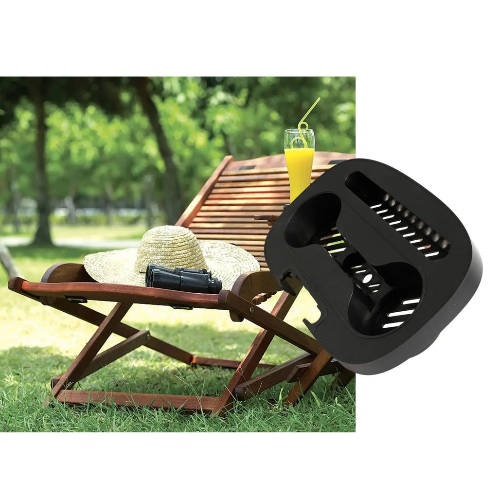 Outdoor Lounge Chair Cup Holder Durable Accessories for Camping Patio Picnic
