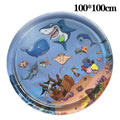 PVC Inflatable Water Play Mat Cooling Sensory Pad for Cats and Dogs Indoor Outdoor Pet Toy