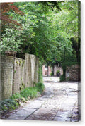 Historic Cobblestone Alley - Canvas Print