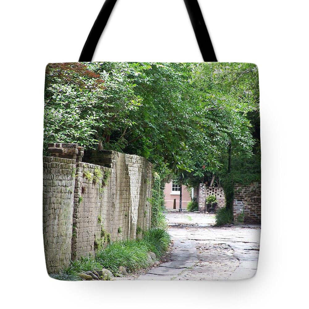 Historic Cobblestone Alley - Tote Bag