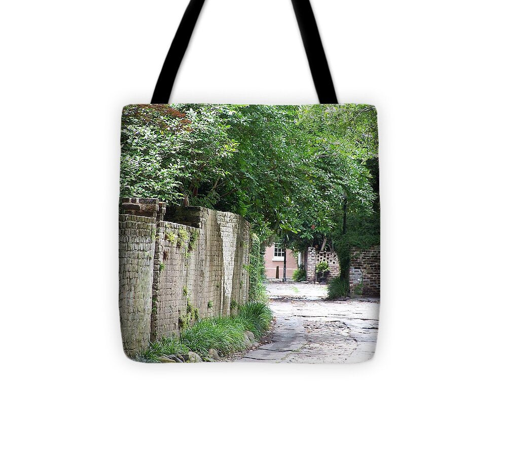 Historic Cobblestone Alley - Tote Bag