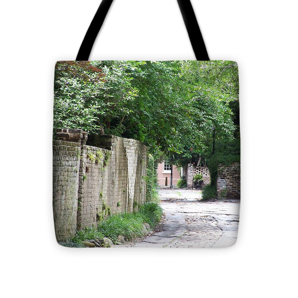 Historic Cobblestone Alley - Tote Bag