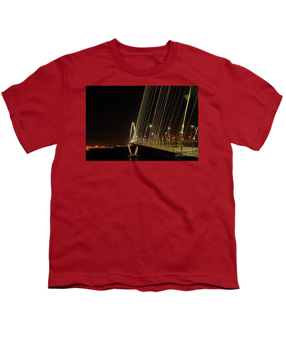 Illuminated Bridge at Night - Youth T-Shirt