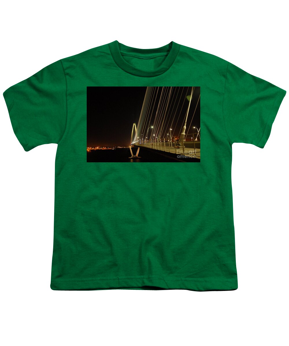 Illuminated Bridge at Night - Youth T-Shirt