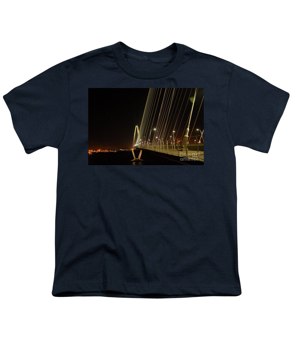 Illuminated Bridge at Night - Youth T-Shirt