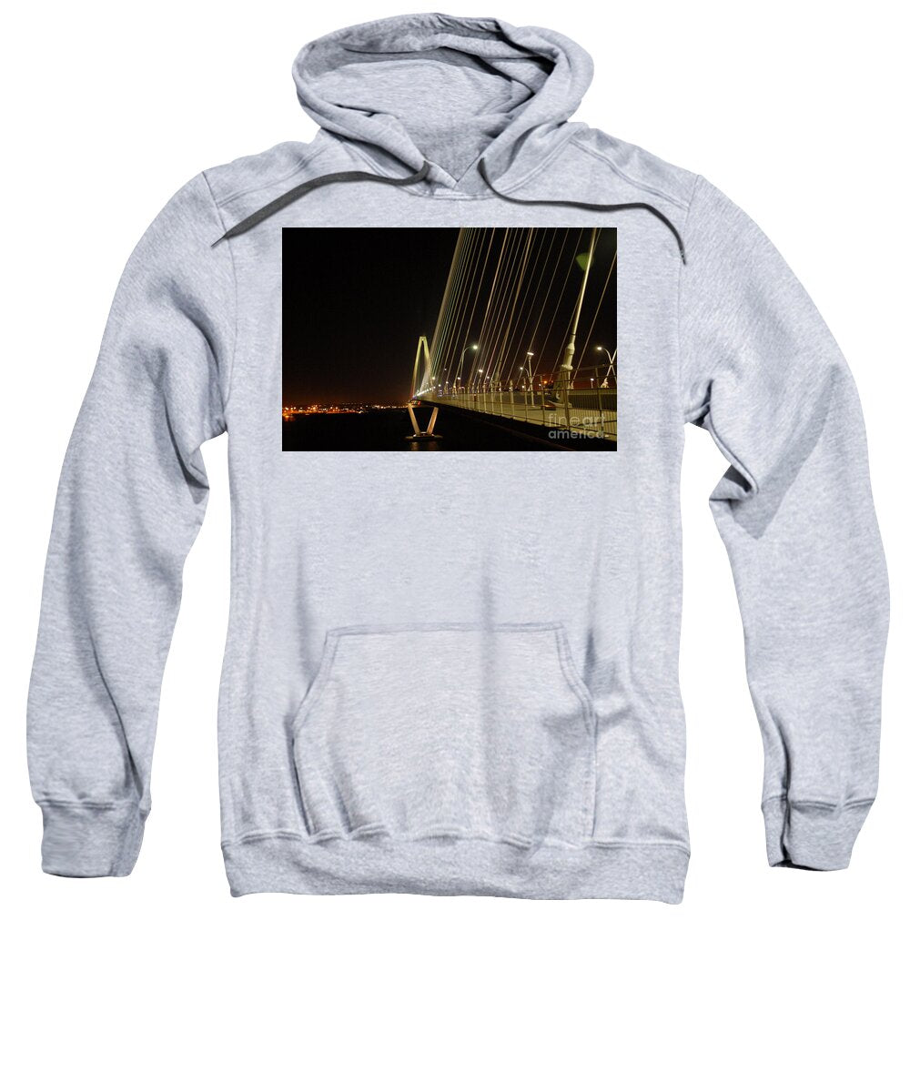 Illuminated Bridge at Night - Sweatshirt