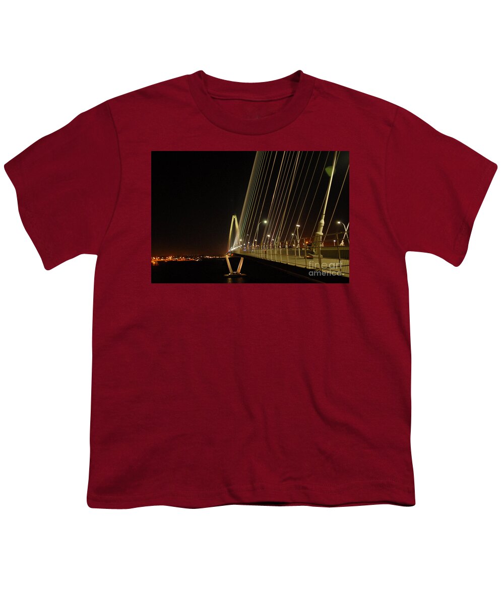 Illuminated Bridge at Night - Youth T-Shirt