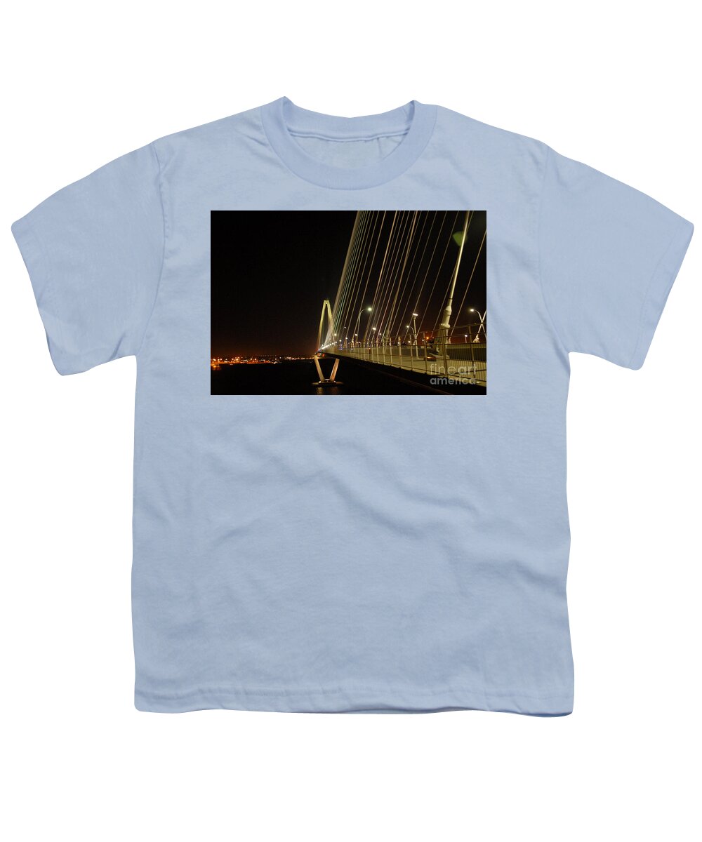 Illuminated Bridge at Night - Youth T-Shirt