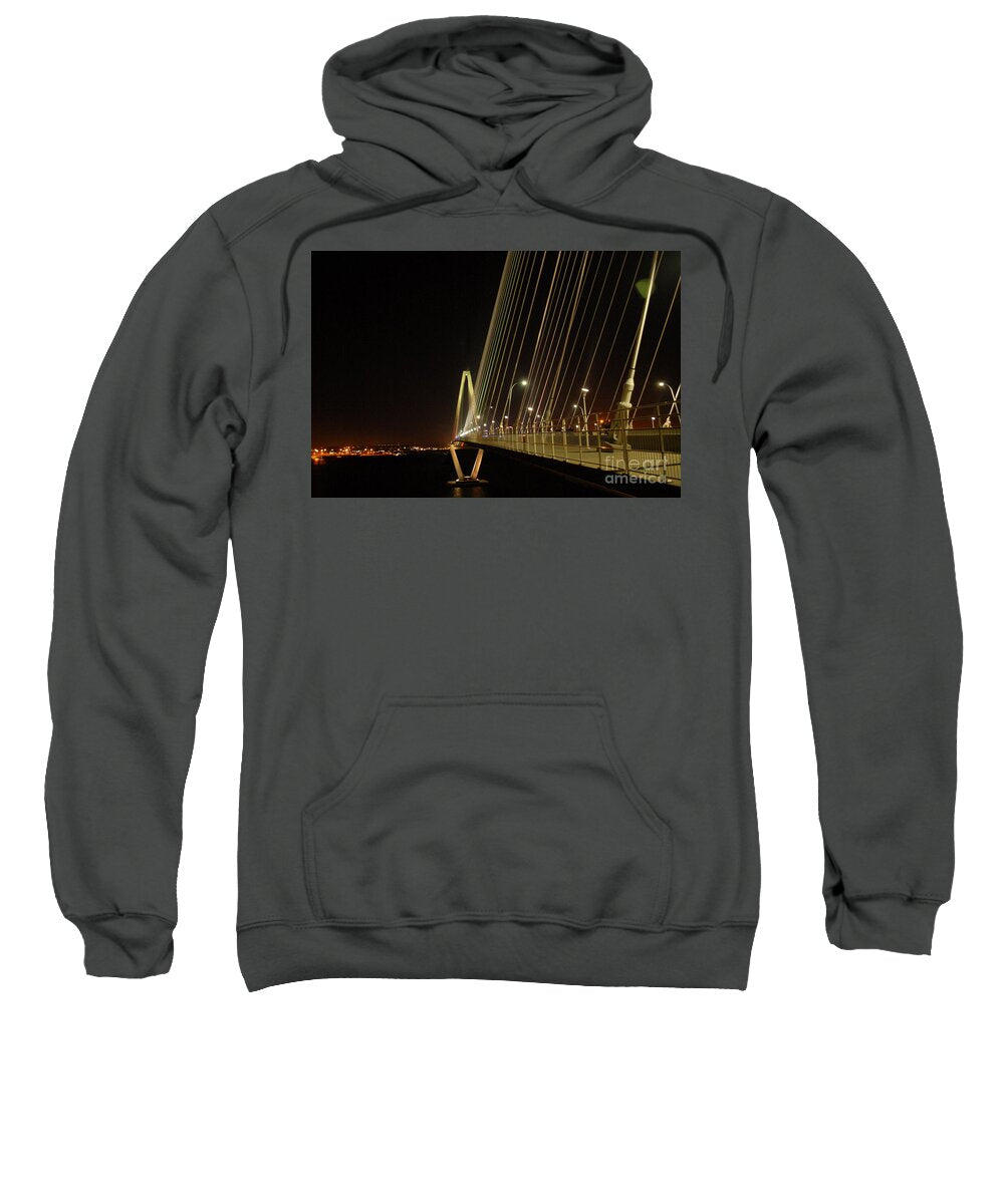 Illuminated Bridge at Night - Sweatshirt