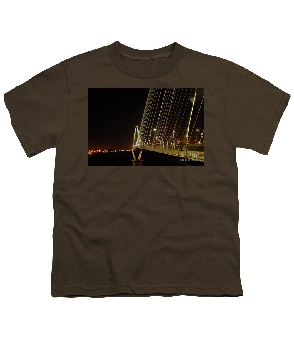 Illuminated Bridge at Night - Youth T-Shirt