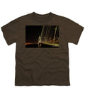 Illuminated Bridge at Night - Youth T-Shirt
