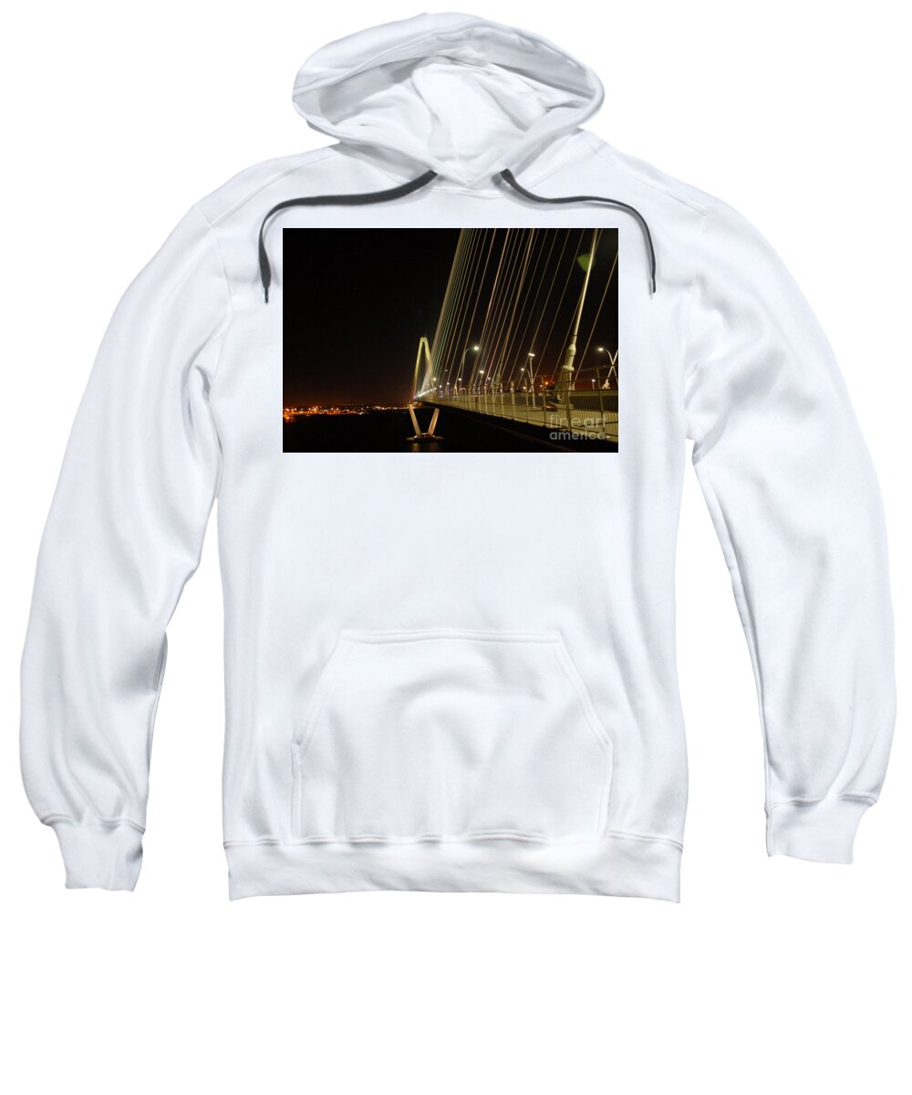 Illuminated Bridge at Night - Sweatshirt