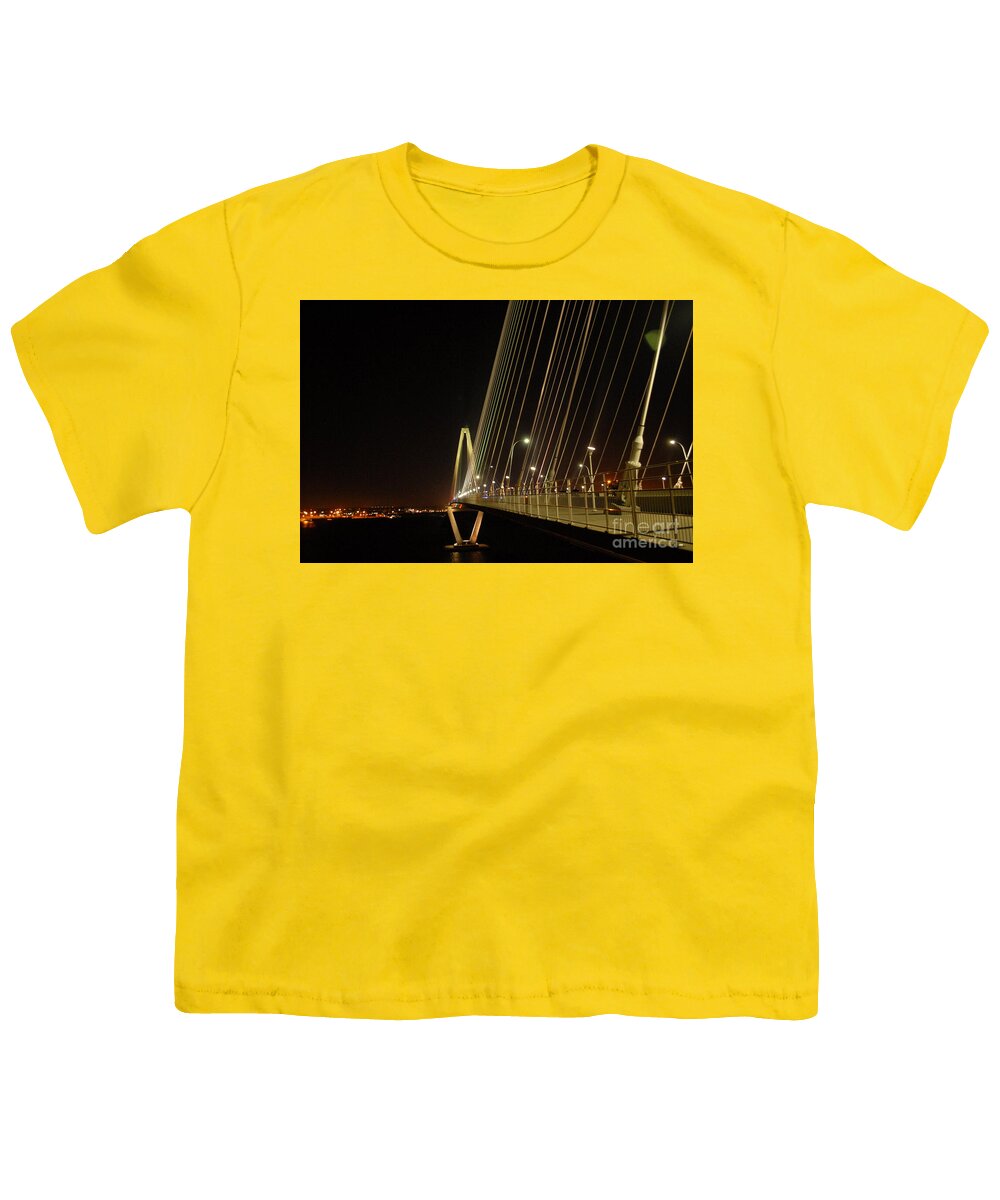 Illuminated Bridge at Night - Youth T-Shirt