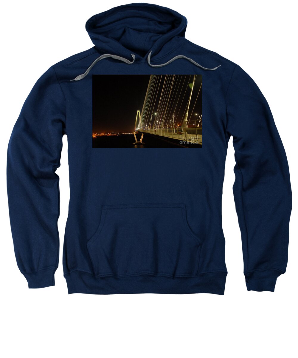 Illuminated Bridge at Night - Sweatshirt