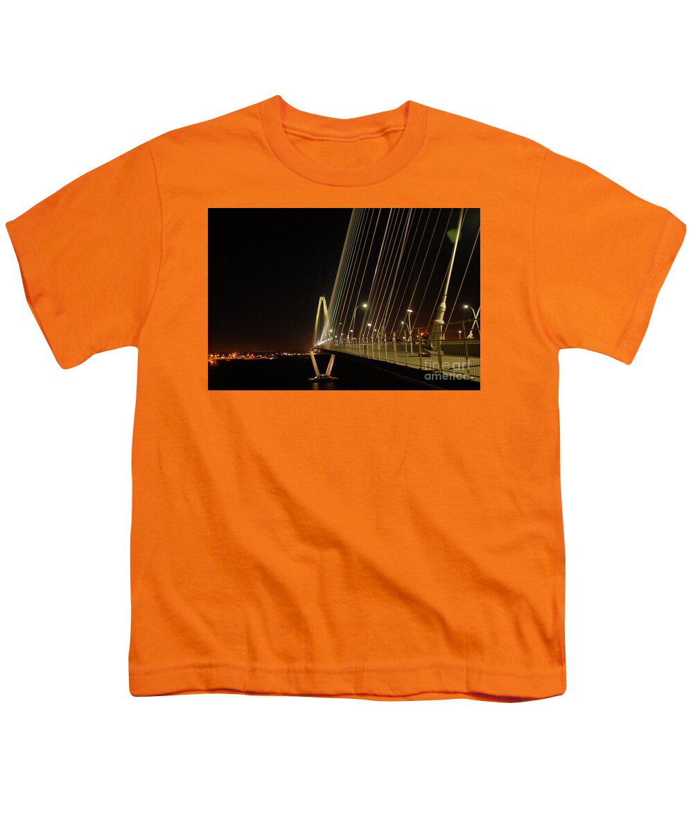 Illuminated Bridge at Night - Youth T-Shirt