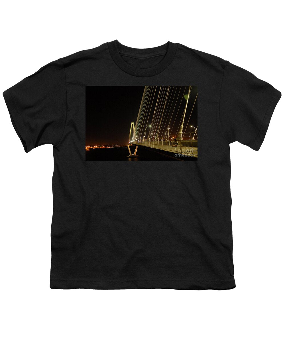Illuminated Bridge at Night - Youth T-Shirt