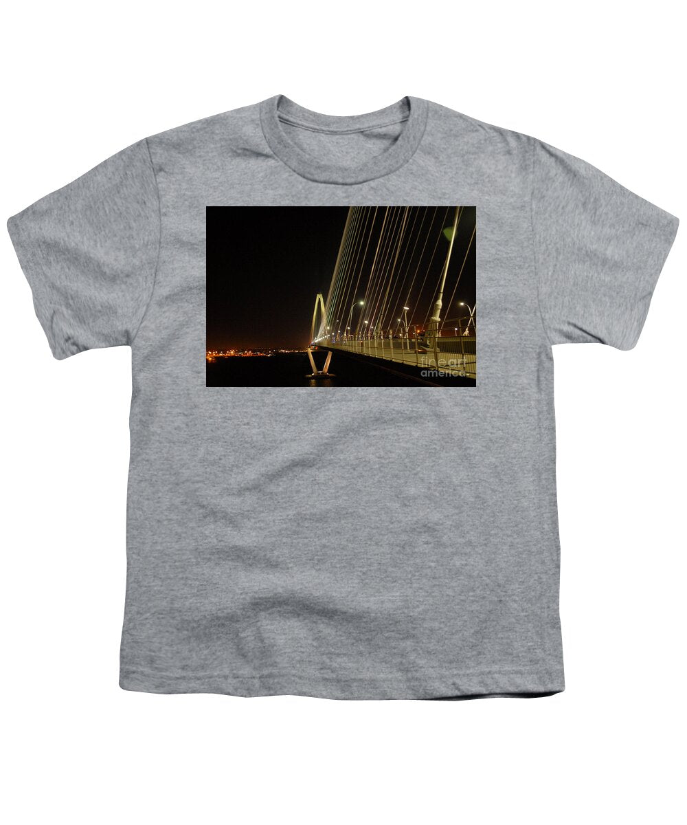 Illuminated Bridge at Night - Youth T-Shirt