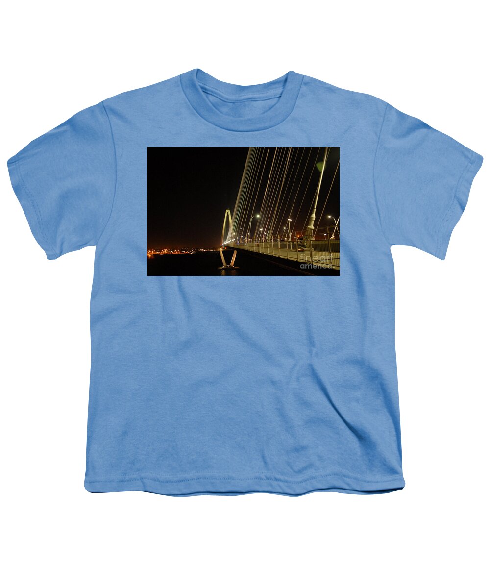 Illuminated Bridge at Night - Youth T-Shirt