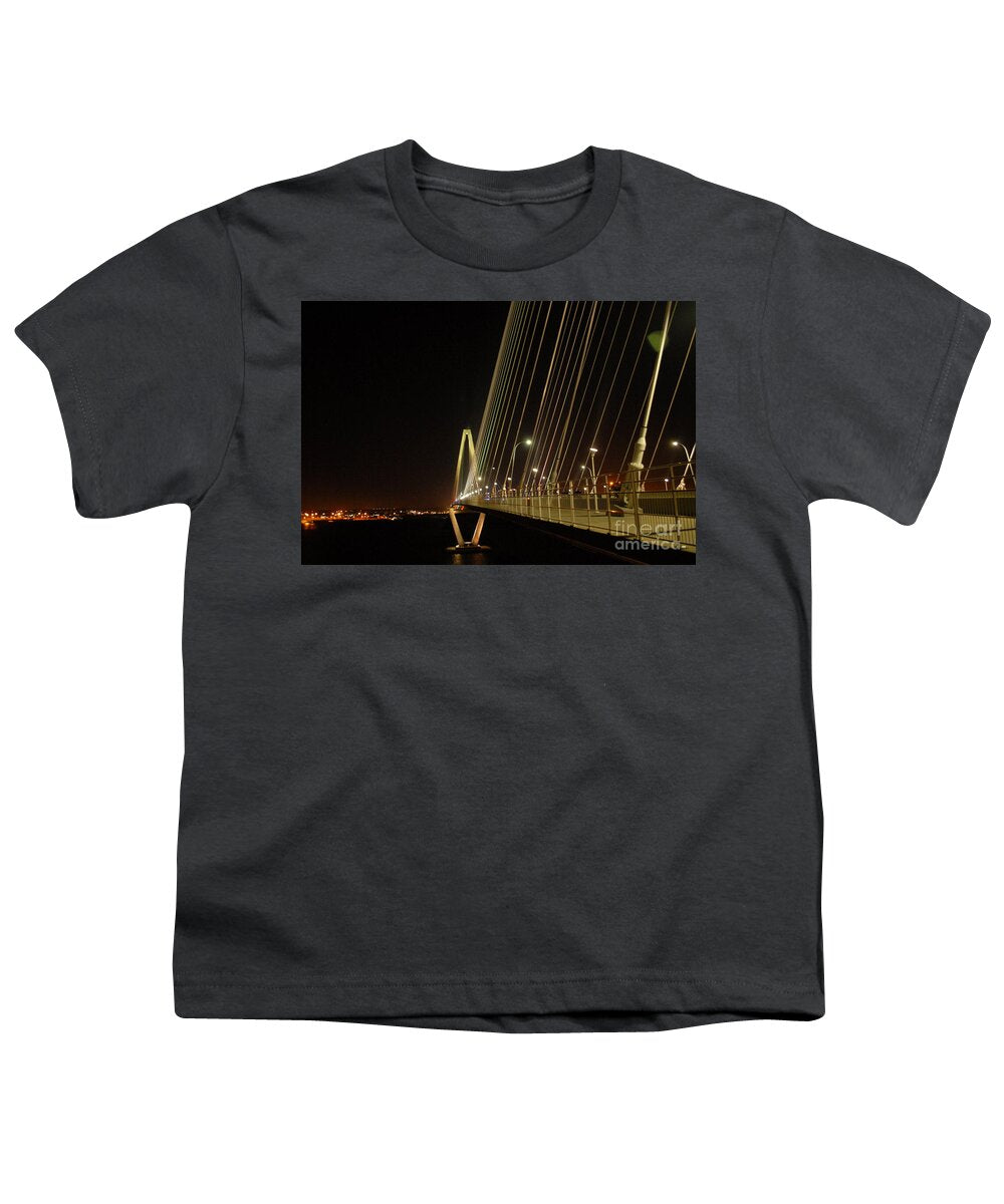 Illuminated Bridge at Night - Youth T-Shirt