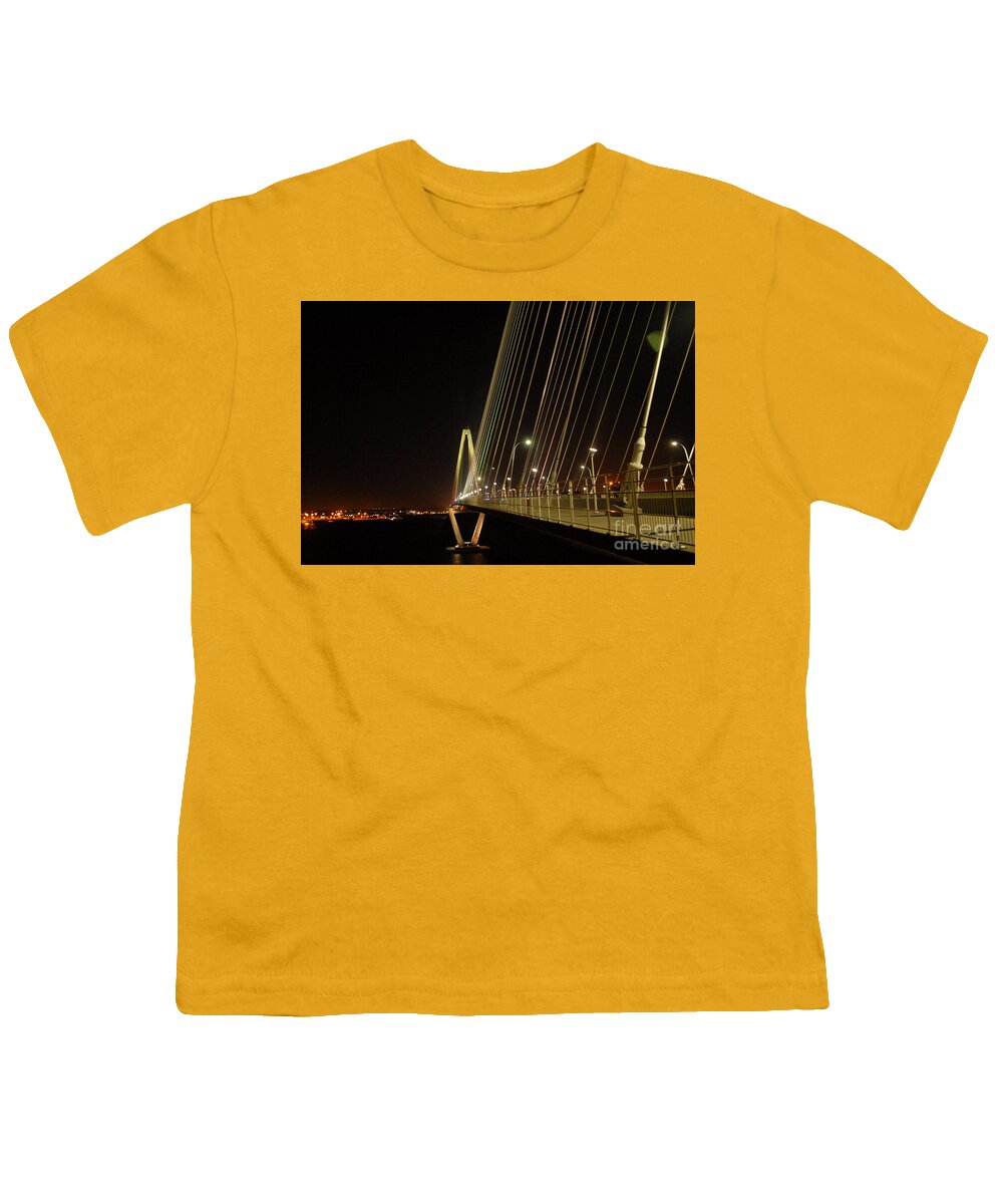 Illuminated Bridge at Night - Youth T-Shirt