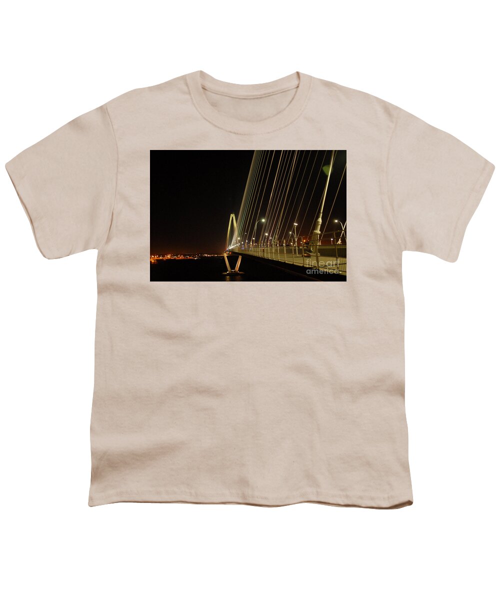 Illuminated Bridge at Night - Youth T-Shirt