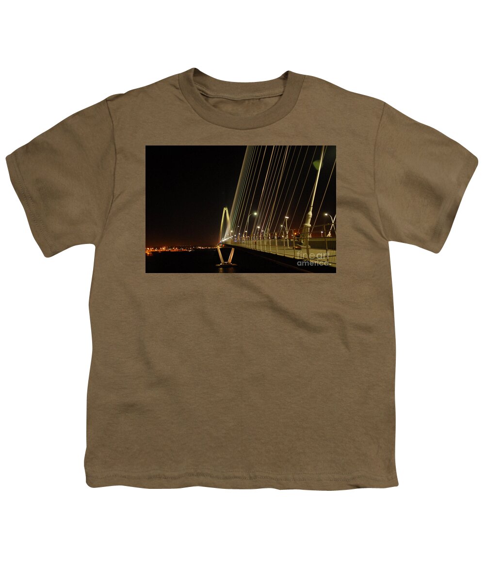 Illuminated Bridge at Night - Youth T-Shirt