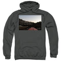 Kayak by Wooden Dock at Dusk - Sweatshirt