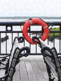 Lifebuoy Overlooking a Calm River - Puzzle