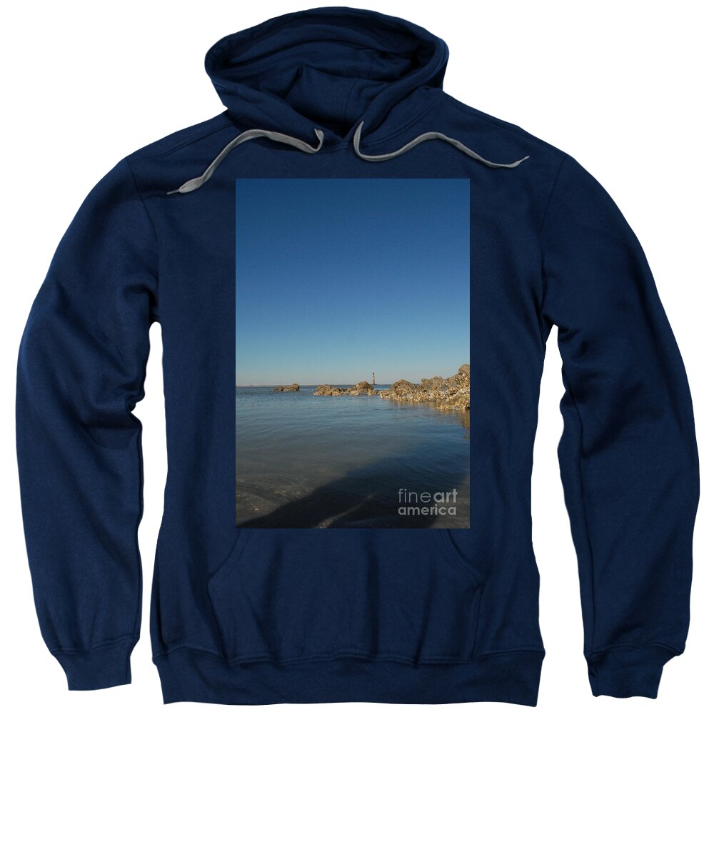 Lighthouse by Rocky Shore - Sweatshirt