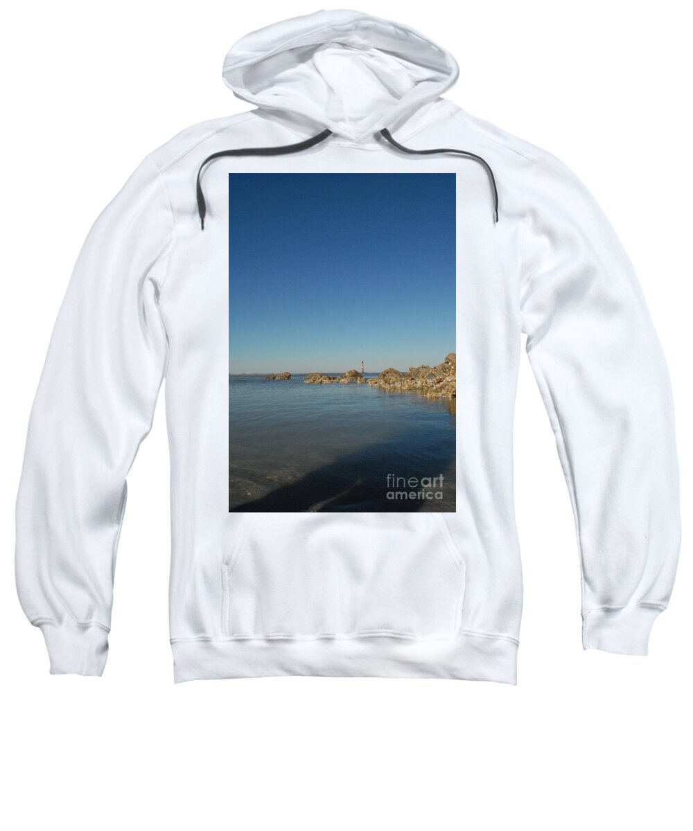 Lighthouse by Rocky Shore - Sweatshirt