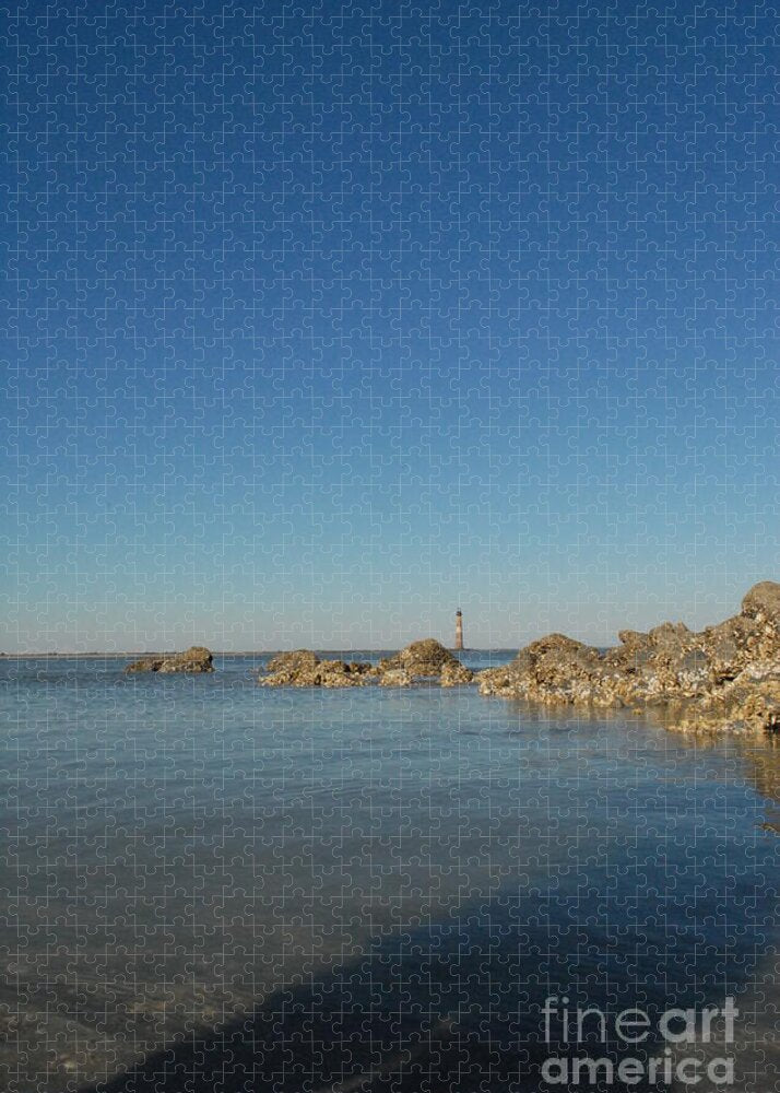 Lighthouse by Rocky Shore - Puzzle