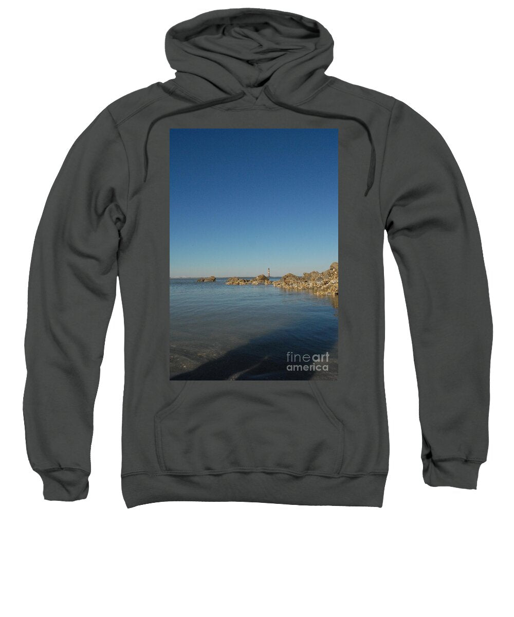 Lighthouse by Rocky Shore - Sweatshirt