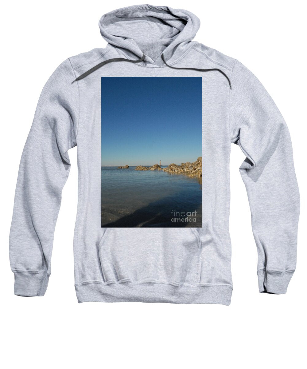Lighthouse by Rocky Shore - Sweatshirt