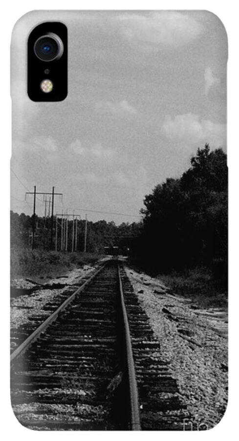 Lonely Railroad Tracks - Phone Case