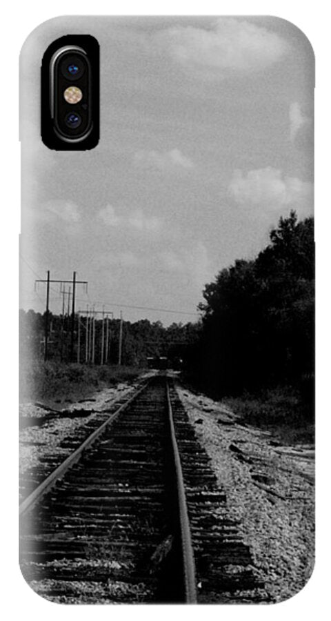 Lonely Railroad Tracks - Phone Case