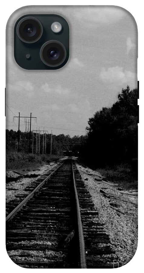 Lonely Railroad Tracks - Phone Case