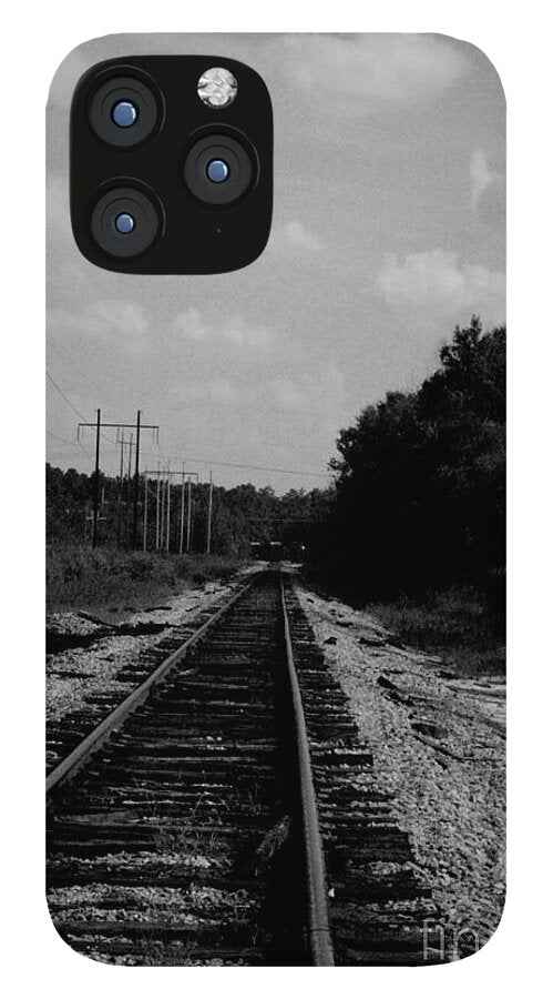 Lonely Railroad Tracks - Phone Case