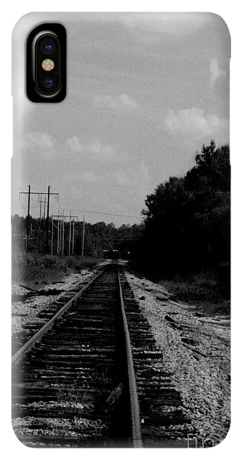 Lonely Railroad Tracks - Phone Case