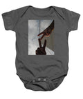 Peace Gesture Against Skyscraper - Baby One-Piece