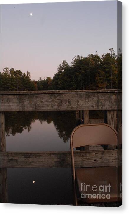 Quiet Evening by the Lakeside - Canvas Print
