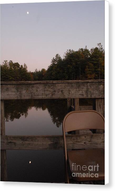 Quiet Evening by the Lakeside - Canvas Print
