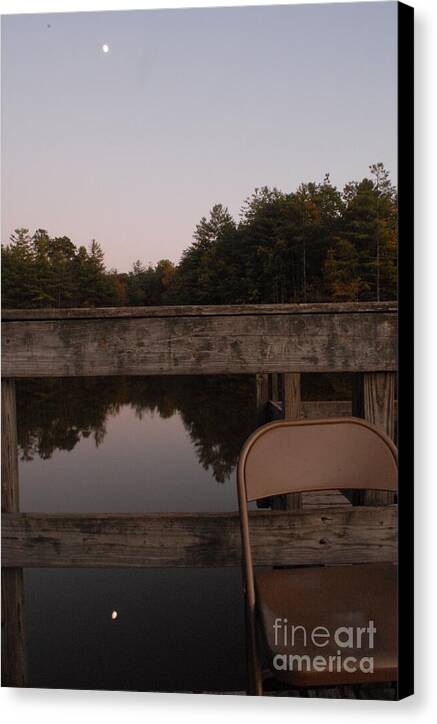 Quiet Evening by the Lakeside - Canvas Print