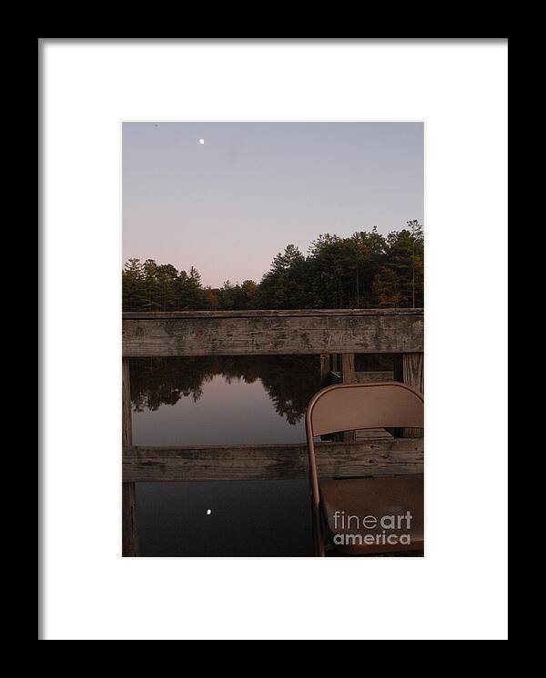 Quiet Evening by the Lakeside - Framed Print